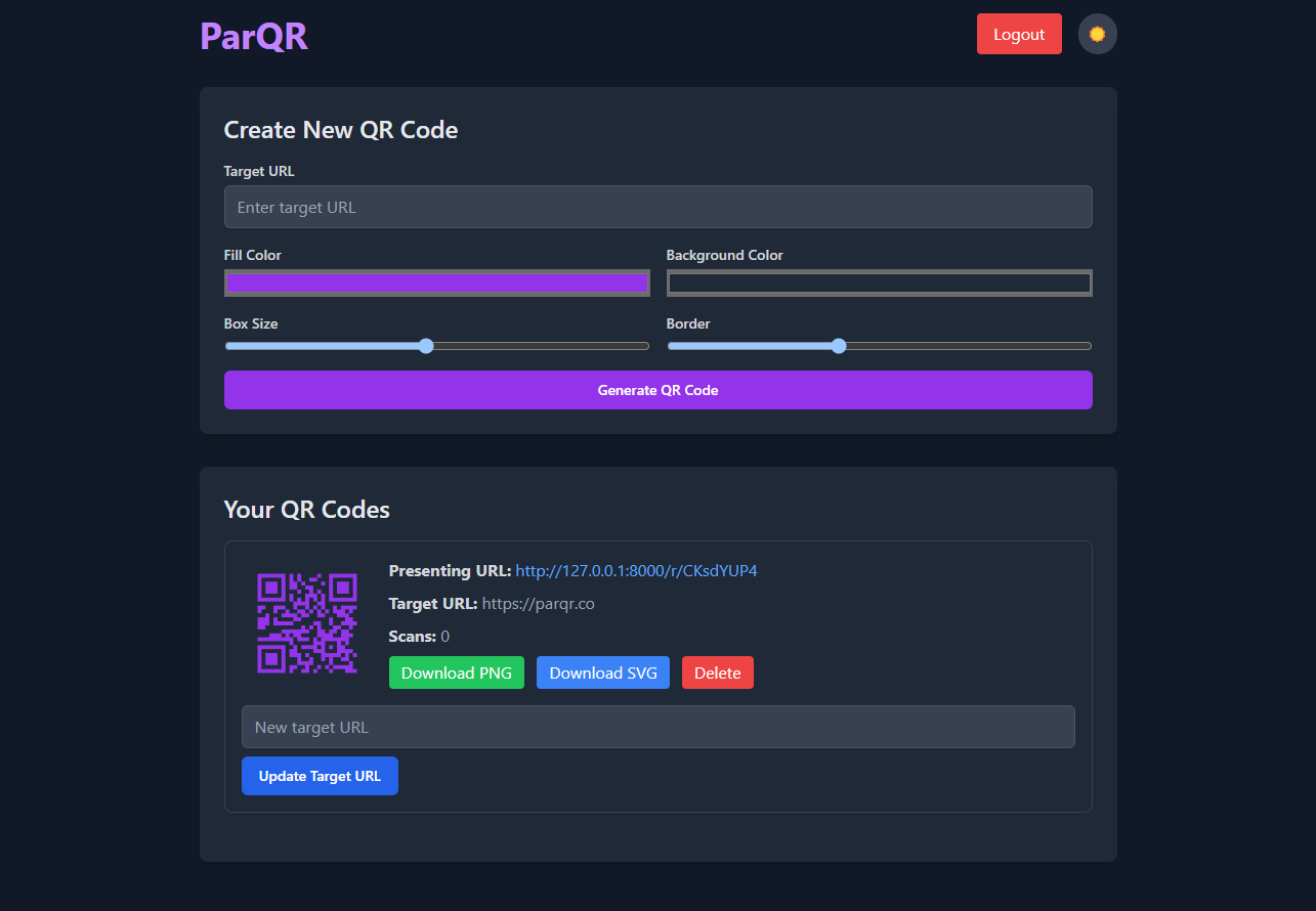 Dynamic QR code generation